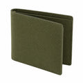 Portafoglio pieghevole 11.5 x 9.5 x 1.5 cm in tessuto verde per uso quotidiano